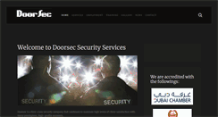 Desktop Screenshot of doorsec-dubai.com