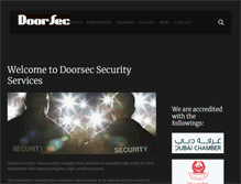 Tablet Screenshot of doorsec-dubai.com